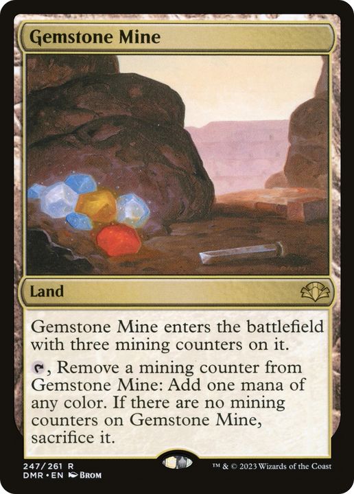 Gemstone Mine in the group Magic the Gathering / Types / Colors / Colorless at Proxyprinters.com (87032)