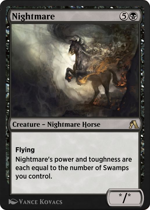 Nightmare in the group Magic the Gathering / Types / Colors / Black at Proxyprinters.com (87036)