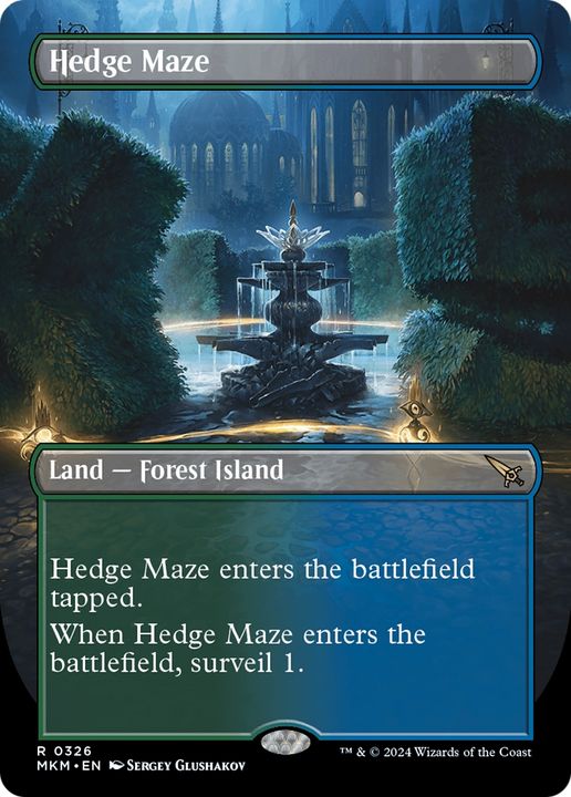 Hedge Maze in the group Magic the Gathering / Types / Land / Forest at Proxyprinters.com (87050)