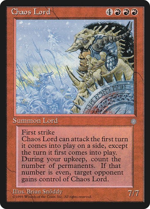 Chaos Lord in the group Magic the Gathering / Types / Colors / Red at Proxyprinters.com (87058)