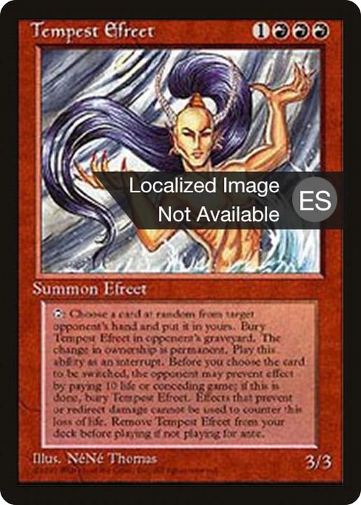 Tempest Efreet in the group Magic the Gathering / Sets / Fourth Edition Foreign Black Border at Proxyprinters.com (87075)