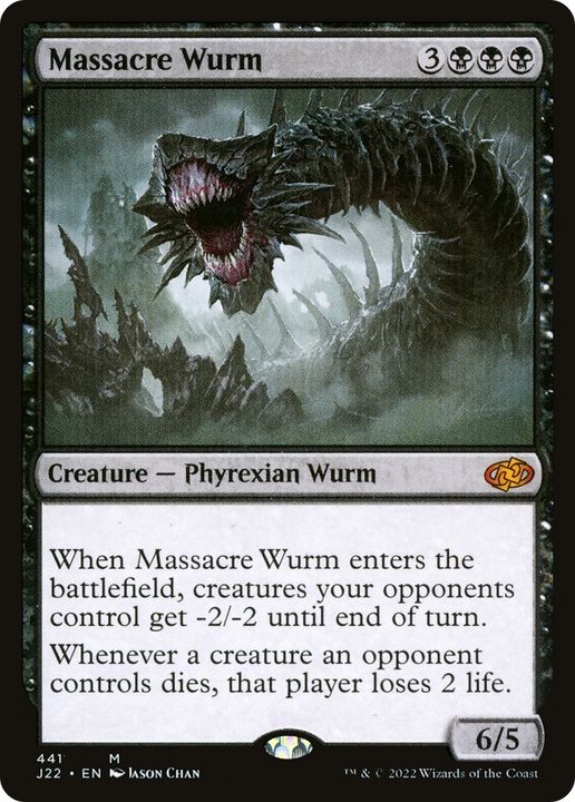 Massacre Wurm in the group Magic the Gathering / Sets / Jumpstart 2022 at Proxyprinters.com (87090)