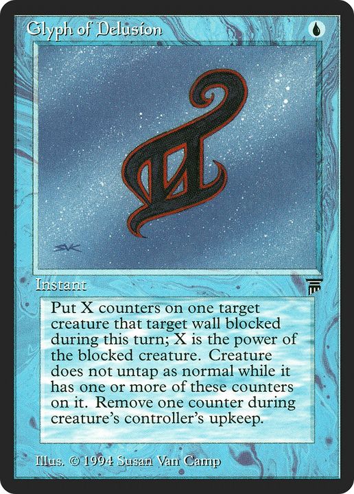 Glyph of Delusion in the group Magic the Gathering / Types / Colors / Blue at Proxyprinters.com (87092)