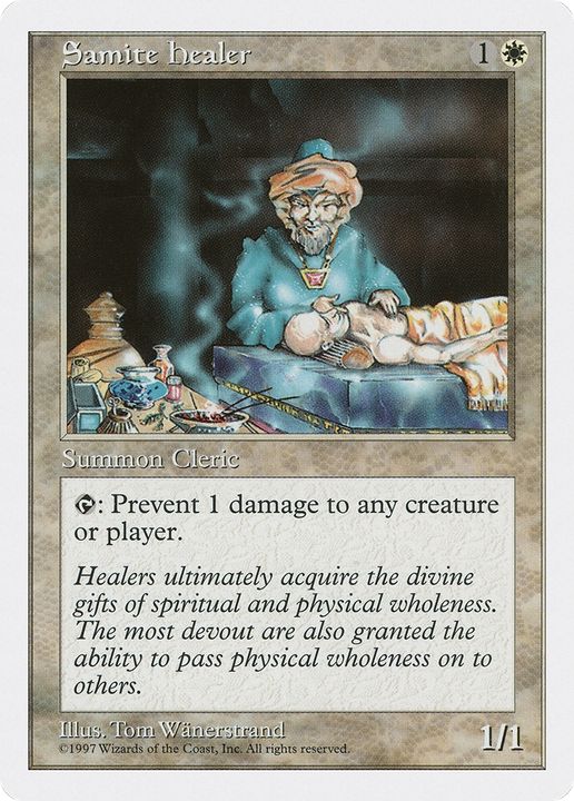 Samite Healer in the group Magic the Gathering / Types / Colors / White at Proxyprinters.com (87093)