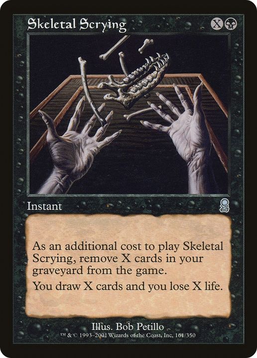 Skeletal Scrying in the group Magic the Gathering / Types / Colors / Black at Proxyprinters.com (87116)