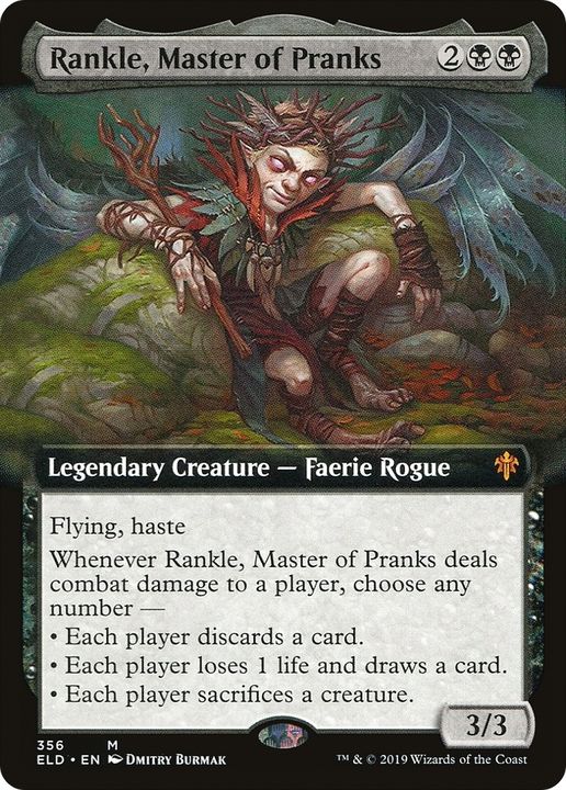 Rankle, Master of Pranks in the group Magic the Gathering / Sets / Throne of Eldraine at Proxyprinters.com (87121)