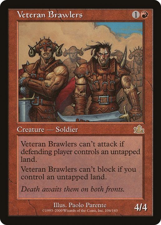 Veteran Brawlers in the group Magic the Gathering / Types / Colors / Red at Proxyprinters.com (87122)