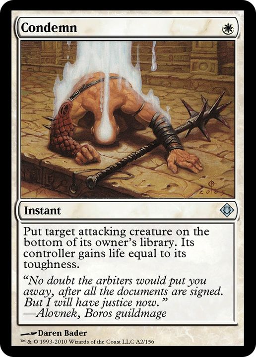 Condemn in the group Magic the Gathering / Sets / Magic Origins Promos at Proxyprinters.com (87138)