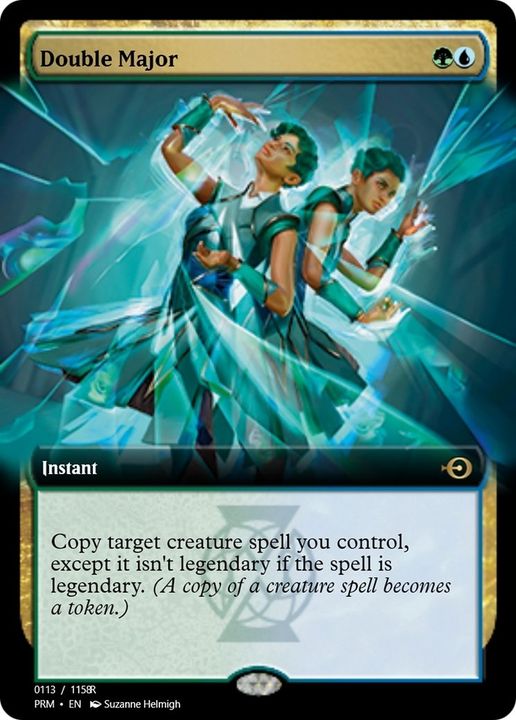 Double Major in the group Magic the Gathering / Types / Colors / Multicolors / G, U at Proxyprinters.com (8714)