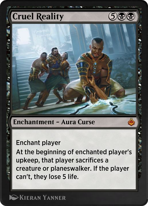 Cruel Reality in the group Magic the Gathering / Sets / Amonkhet Remastered at Proxyprinters.com (87140)