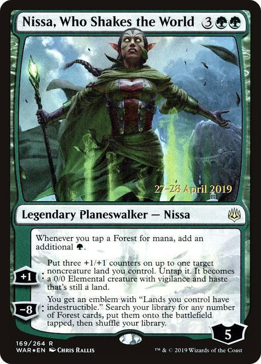 Nissa, Who Shakes the World in the group Magic the Gathering / Sets / War of the Spark Tokens at Proxyprinters.com (87149)