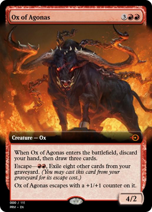 Ox of Agonas in the group Magic the Gathering / Types / Colors / Red at Proxyprinters.com (87164)