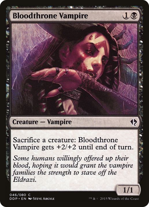 Bloodthrone Vampire in the group Magic the Gathering / Types / Colors / Black at Proxyprinters.com (87175)