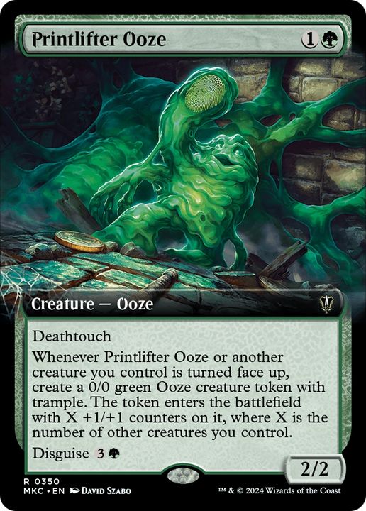 Printlifter Ooze in the group Magic the Gathering / Types / Colors / Green at Proxyprinters.com (87179)