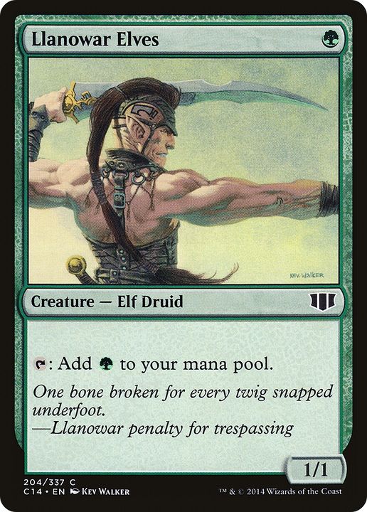 Llanowar Elves in the group Magic the Gathering / Types / Colors / Green at Proxyprinters.com (87186)