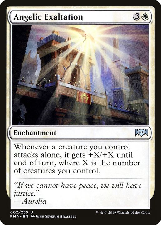 Angelic Exaltation in the group Magic the Gathering / Types / Enchantment / Enchantment at Proxyprinters.com (87187)