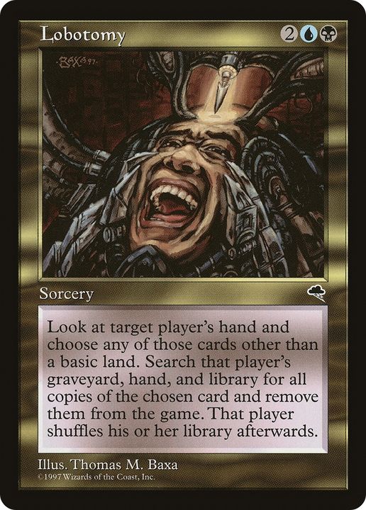 Lobotomy in the group Magic the Gathering / Types / Colors / Multicolors / B, U at Proxyprinters.com (87189)