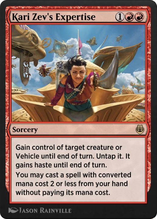 Kari Zev's Expertise in the group Magic the Gathering / Types / Colors / Red at Proxyprinters.com (87200)