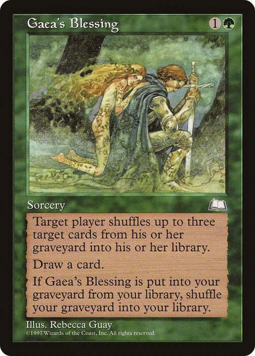 Gaea's Blessing in the group Magic the Gathering / Types / Colors / Green at Proxyprinters.com (87206)