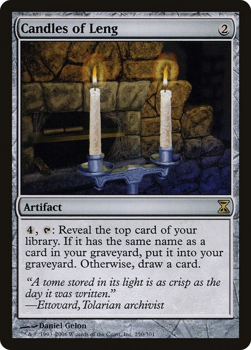 Candles of Leng in the group Magic the Gathering / Sets / Time Spiral at Proxyprinters.com (87212)