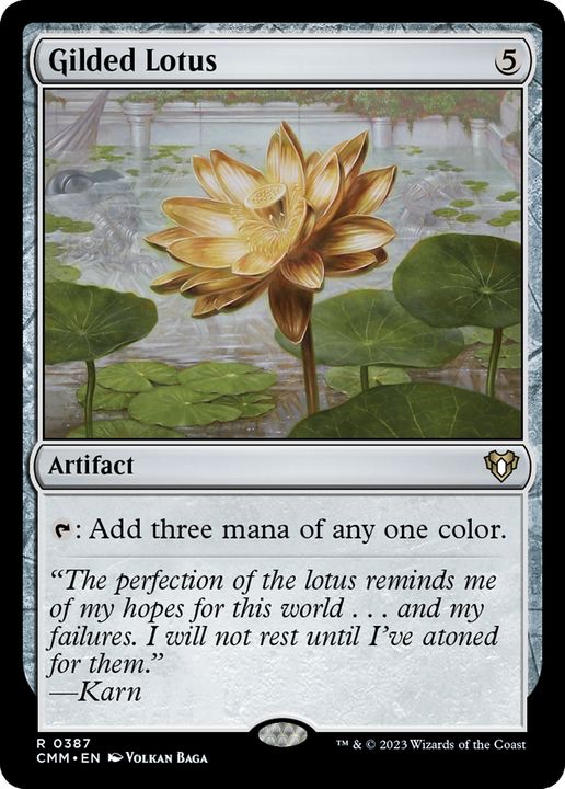 Gilded Lotus in the group Magic the Gathering / Types / Artifacts / Artifact at Proxyprinters.com (87254)