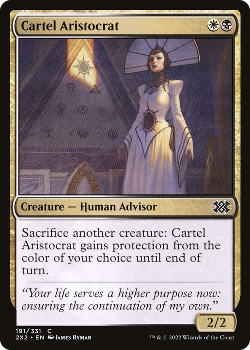 Cartel Aristocrat in the group Magic the Gathering / Types / Colors / Multicolors / B, W at Proxyprinters.com (8727)