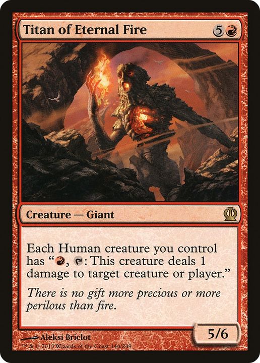 Titan of Eternal Fire in the group Magic the Gathering / Types / Colors / Red at Proxyprinters.com (87276)