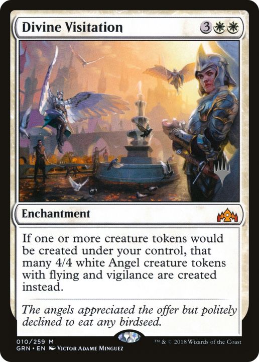 Divine Visitation in the group Magic the Gathering / Sets / Guilds of Ravnica Promos at Proxyprinters.com (87280)