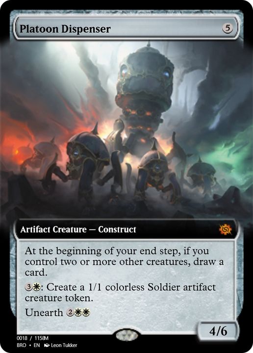 Platoon Dispenser in the group Magic the Gathering / Types / Colors / Colorless at Proxyprinters.com (87345)