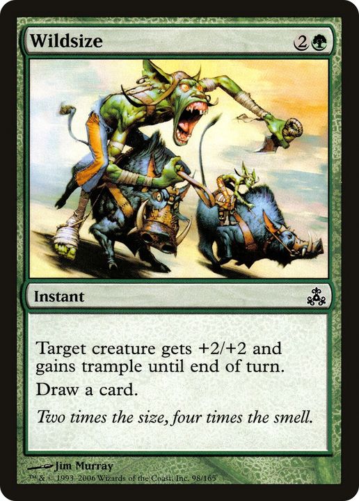 Wildsize in the group Magic the Gathering / Types / Colors / Green at Proxyprinters.com (87351)