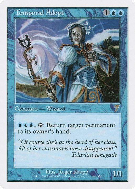 Temporal Adept in the group Magic the Gathering / Types / Creatures / Wizard at Proxyprinters.com (87361)