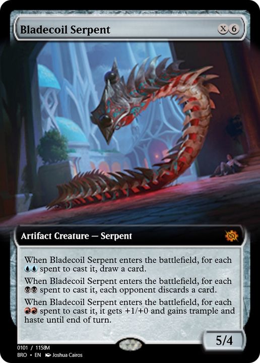 Bladecoil Serpent in the group Magic the Gathering / Types / Colors / Colorless at Proxyprinters.com (87382)