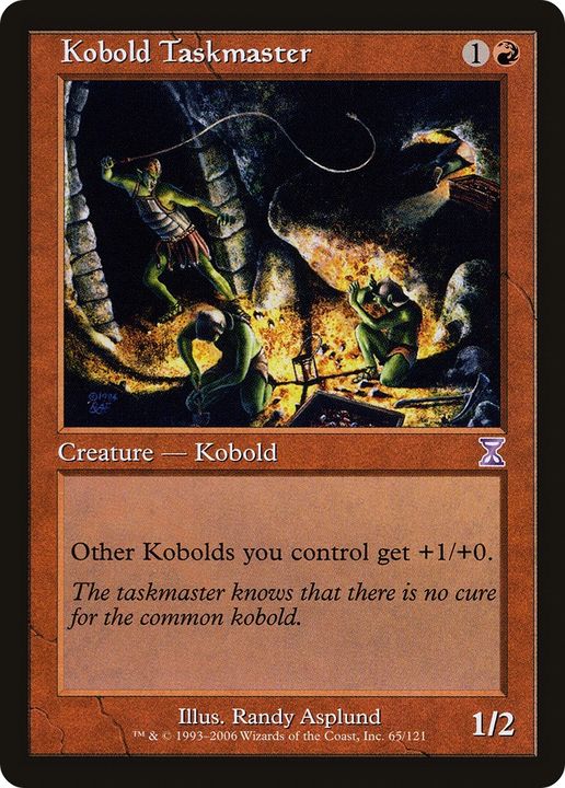 Kobold Taskmaster in the group Magic the Gathering / Sets / Time Spiral Timeshifted at Proxyprinters.com (87386)