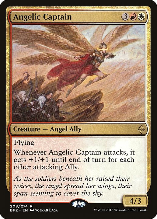 Angelic Captain in the group Magic the Gathering / Sets / Battle for Zendikar Tokens at Proxyprinters.com (87388)