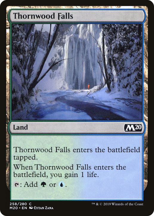 Thornwood Falls in the group Magic the Gathering / Sets / Core Set 2020 at Proxyprinters.com (87401)