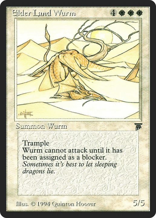 Elder Land Wurm in the group Magic the Gathering / Sets / Legends at Proxyprinters.com (87446)