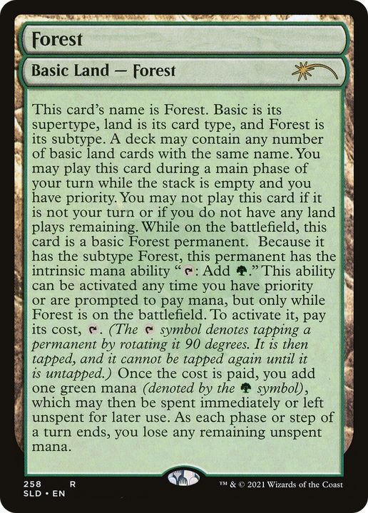 Forest in the group Magic the Gathering / Types / Land / Forest at Proxyprinters.com (87449)