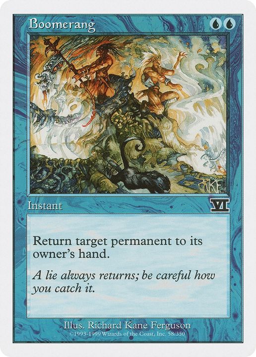 Boomerang in the group Magic the Gathering / Types / Colors / Blue at Proxyprinters.com (87455)