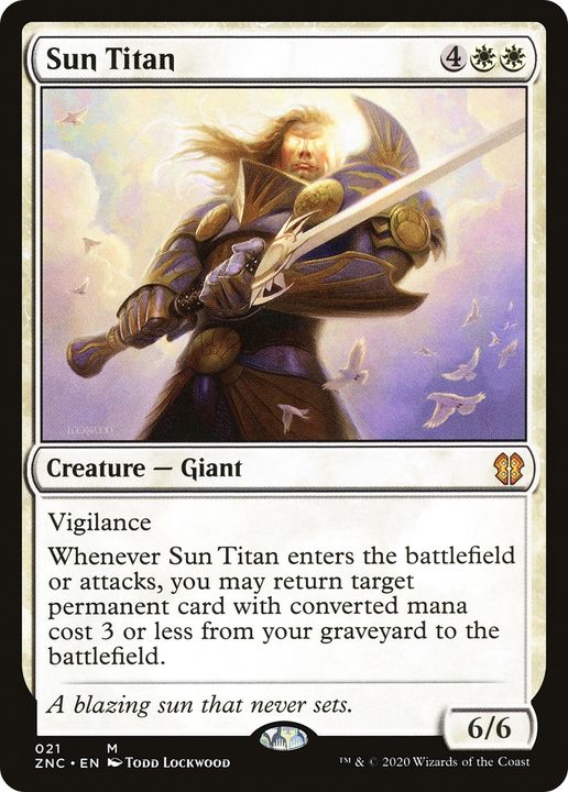 Sun Titan in the group Magic the Gathering / Sets / Zendikar Rising Commander at Proxyprinters.com (87459)