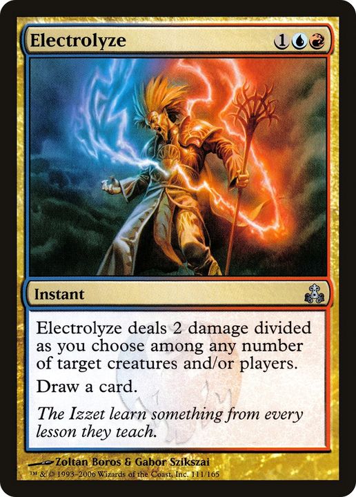 Electrolyze in the group Magic the Gathering / Types / Colors / Multicolors / R, U at Proxyprinters.com (87466)