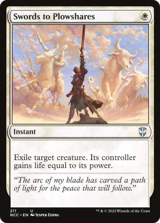 Swords to Plowshares in the group Magic the Gathering / Types / Colors / White at Proxyprinters.com (87484)