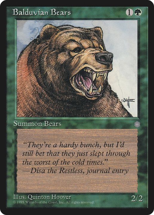 Balduvian Bears in the group Magic the Gathering / Sets / Iconic Masters at Proxyprinters.com (87487)