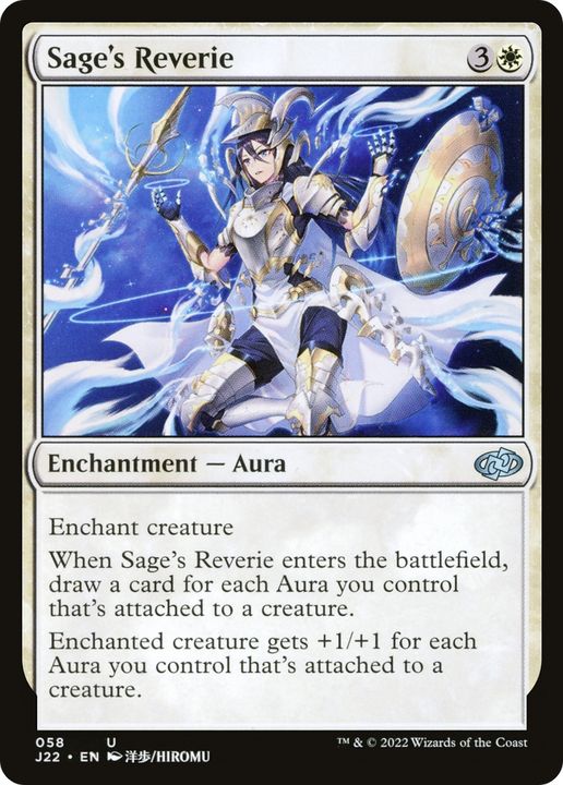 Sage's Reverie in the group Magic the Gathering / Types / Colors / White at Proxyprinters.com (87491)