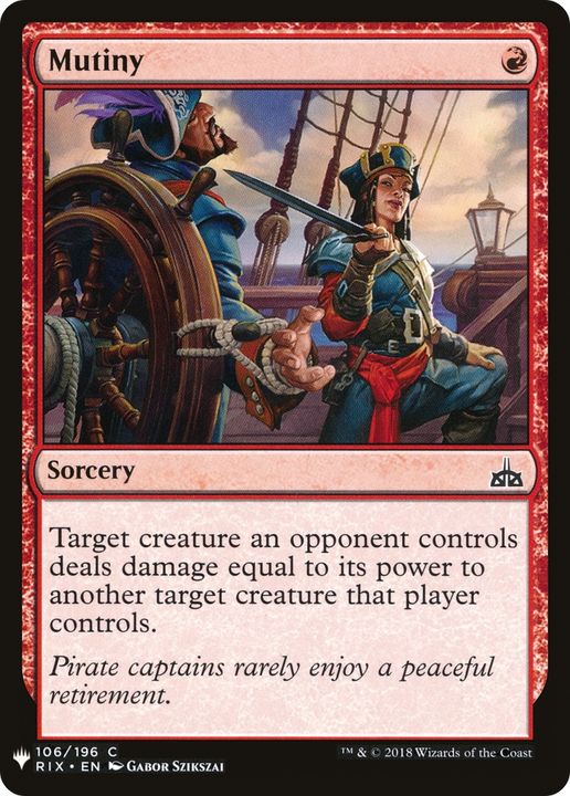 Mutiny in the group Magic the Gathering / Sets / The List at Proxyprinters.com (87502)