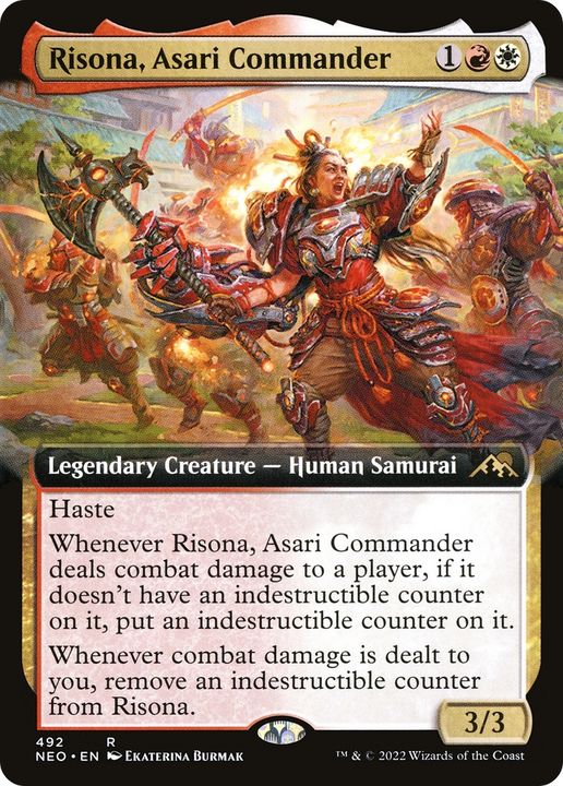 Risona, Asari Commander in the group Magic the Gathering / Types / Colors / Multicolors / R, W at Proxyprinters.com (87505)