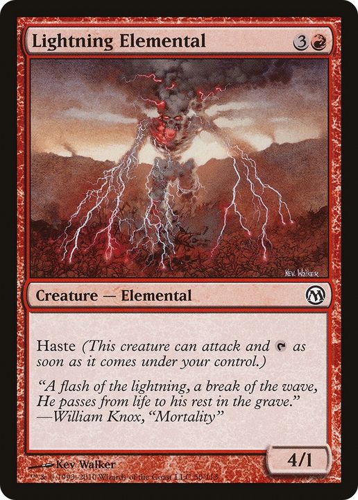 Lightning Elemental in the group Magic the Gathering / Sets / Duels of the Planeswalkers at Proxyprinters.com (87512)