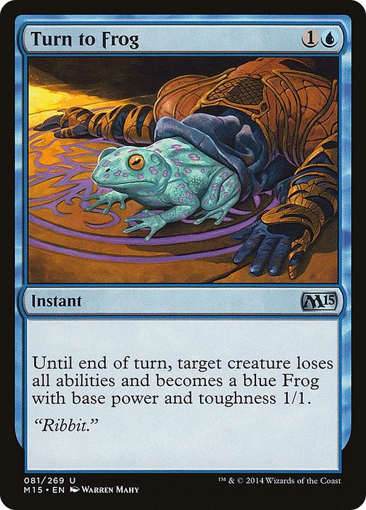 Turn to Frog in the group Magic the Gathering / Sets / Magic 2015 Tokens at Proxyprinters.com (87519)