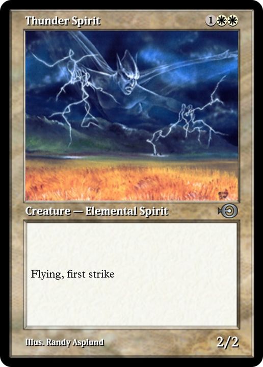 Thunder Spirit in the group Magic the Gathering / Types / Colors / White at Proxyprinters.com (87522)