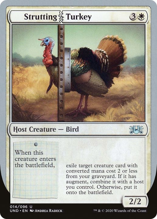 Strutting Turkey in the group Magic the Gathering / Types / Colors / White at Proxyprinters.com (87538)