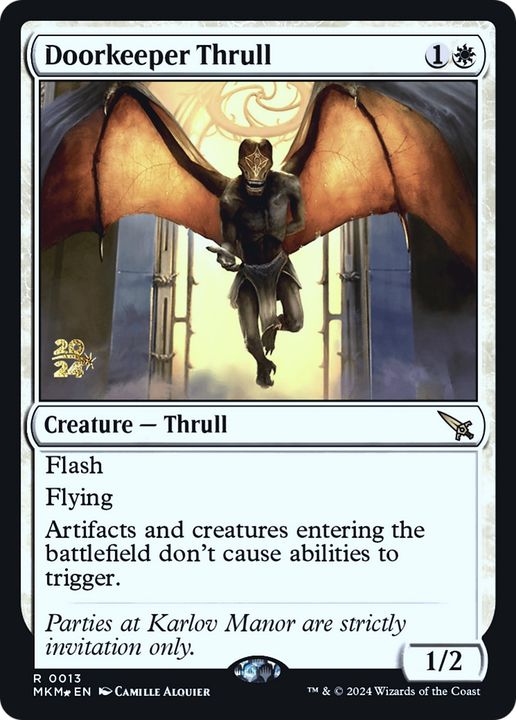 Doorkeeper Thrull in the group Magic the Gathering / Types / Colors / White at Proxyprinters.com (87580)